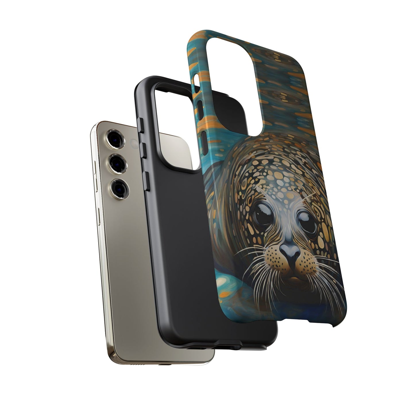 Harbor Seal Wildlife iPhone Samsung Galaxy Google Pixel Tough Cases