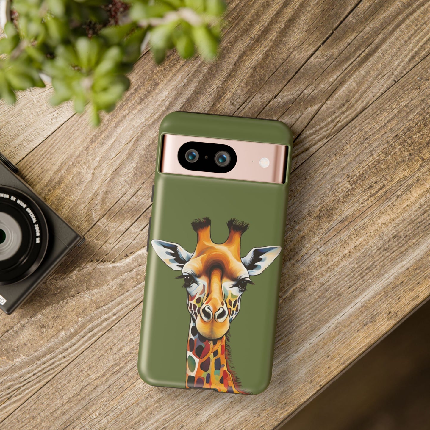 Giraffe Wildlife iPhone Samsung Galaxy Google Pixel Tough Cases