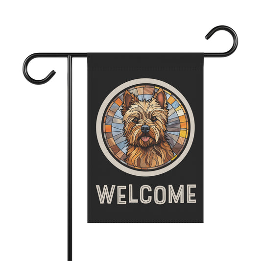 Cairn Terrier Welcome 2-Sided Garden & House Flag/Banner