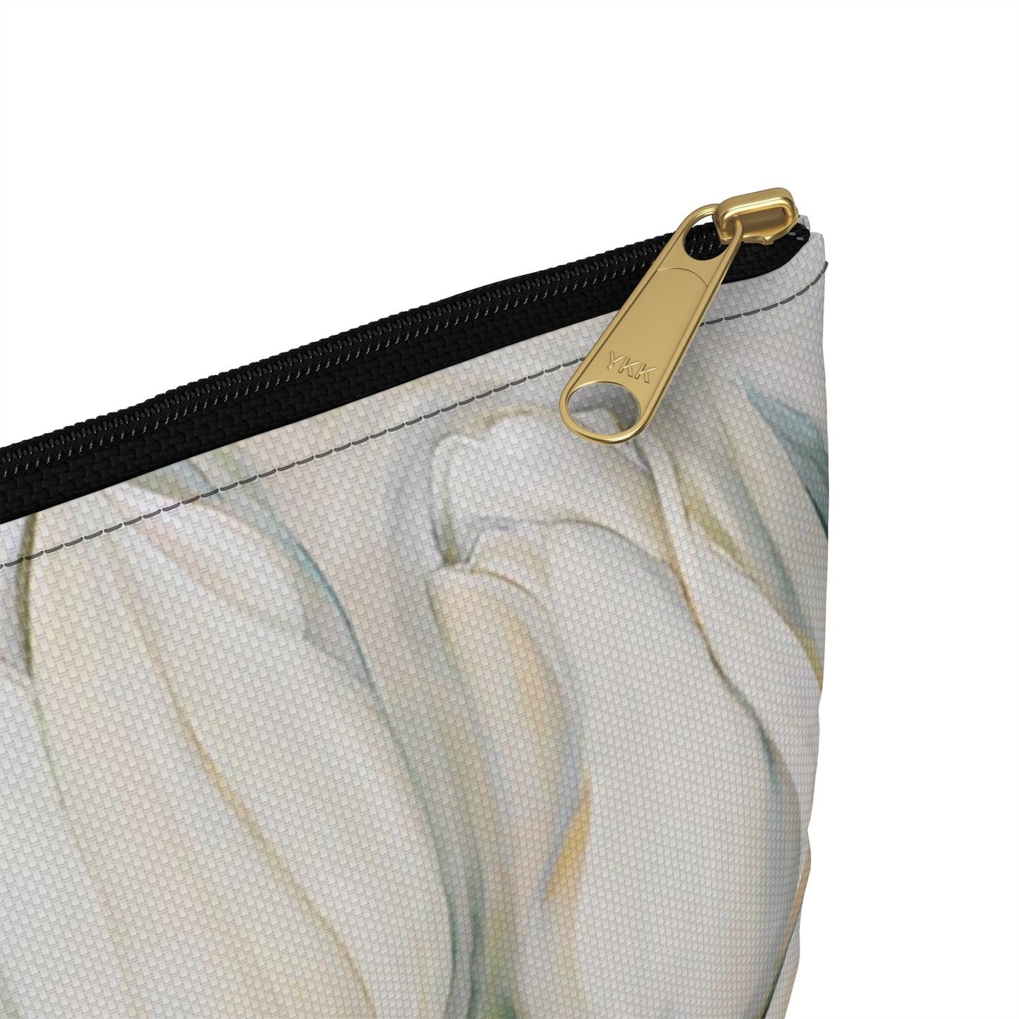 White Tulips Accessory Pouch