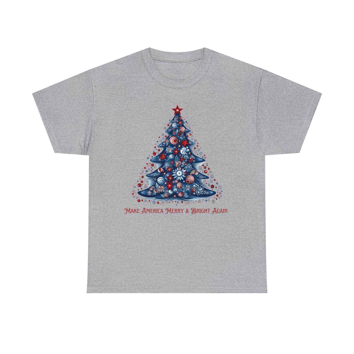 Make America Merry & Bright Again 2 Unisex Heavy Cotton Tee