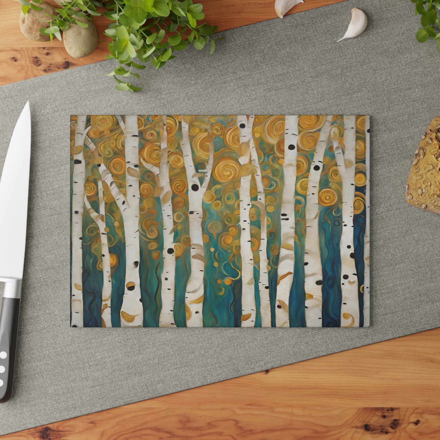 Aspens Tempered Glass Cutting Board