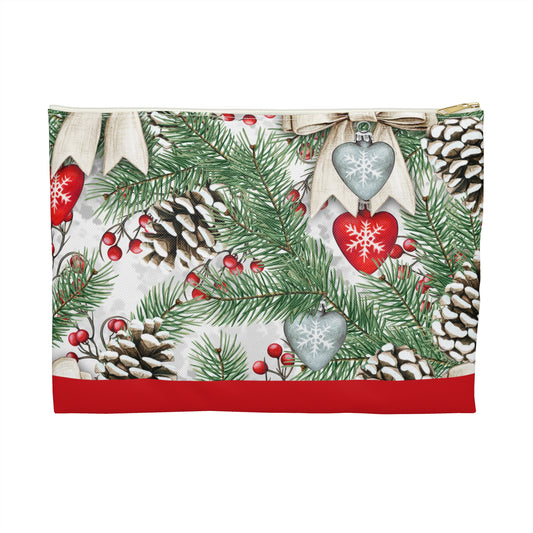 Pinecones & Bows Accessory Pouch