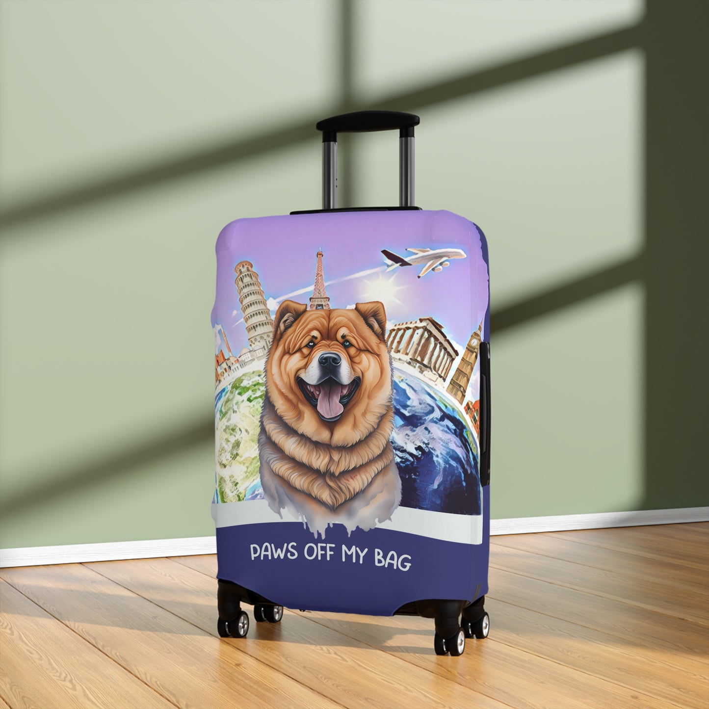 Chow Chow Paws Off My Bag Luggage Cover