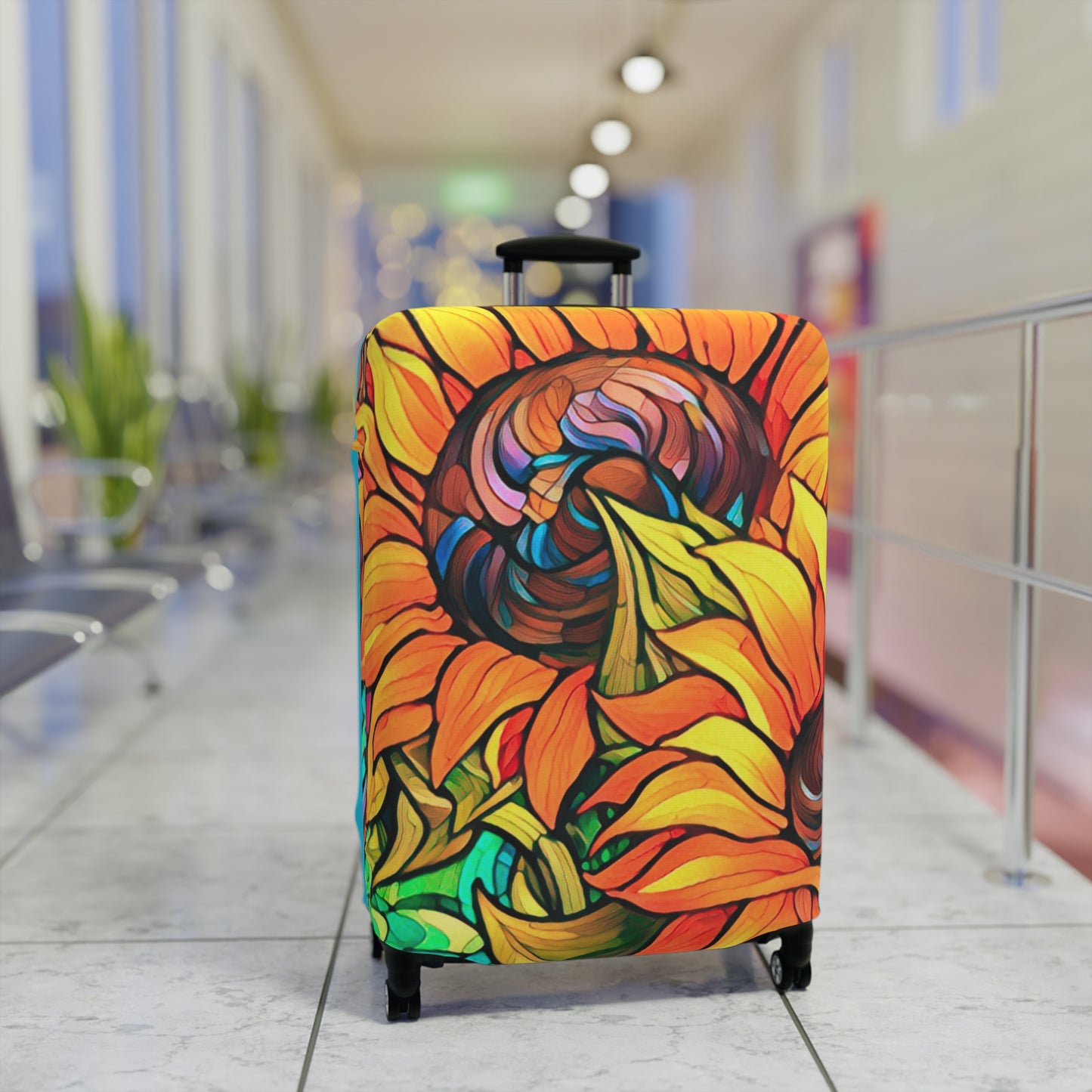 Sway Sunflowers Luggage Cover