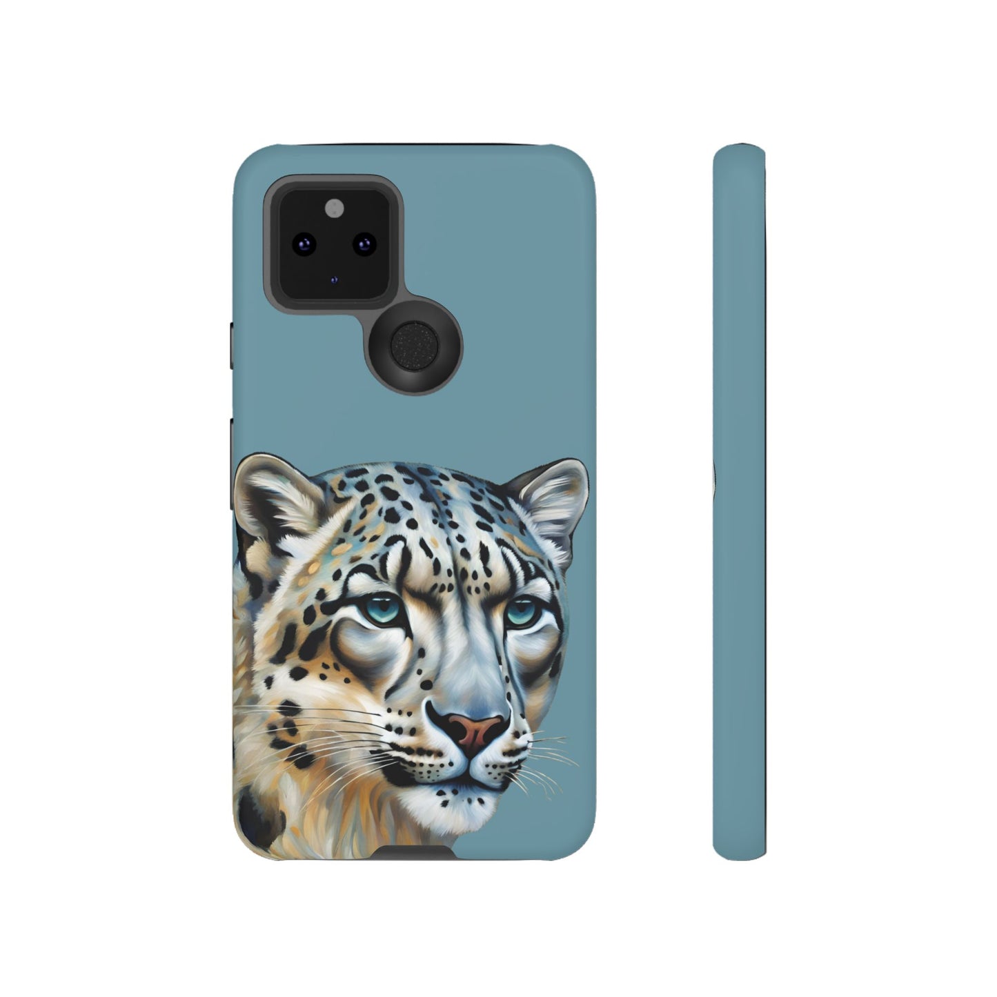 Snow Leopard iPhone Samsung Galaxy Google Pixel Tough Cases