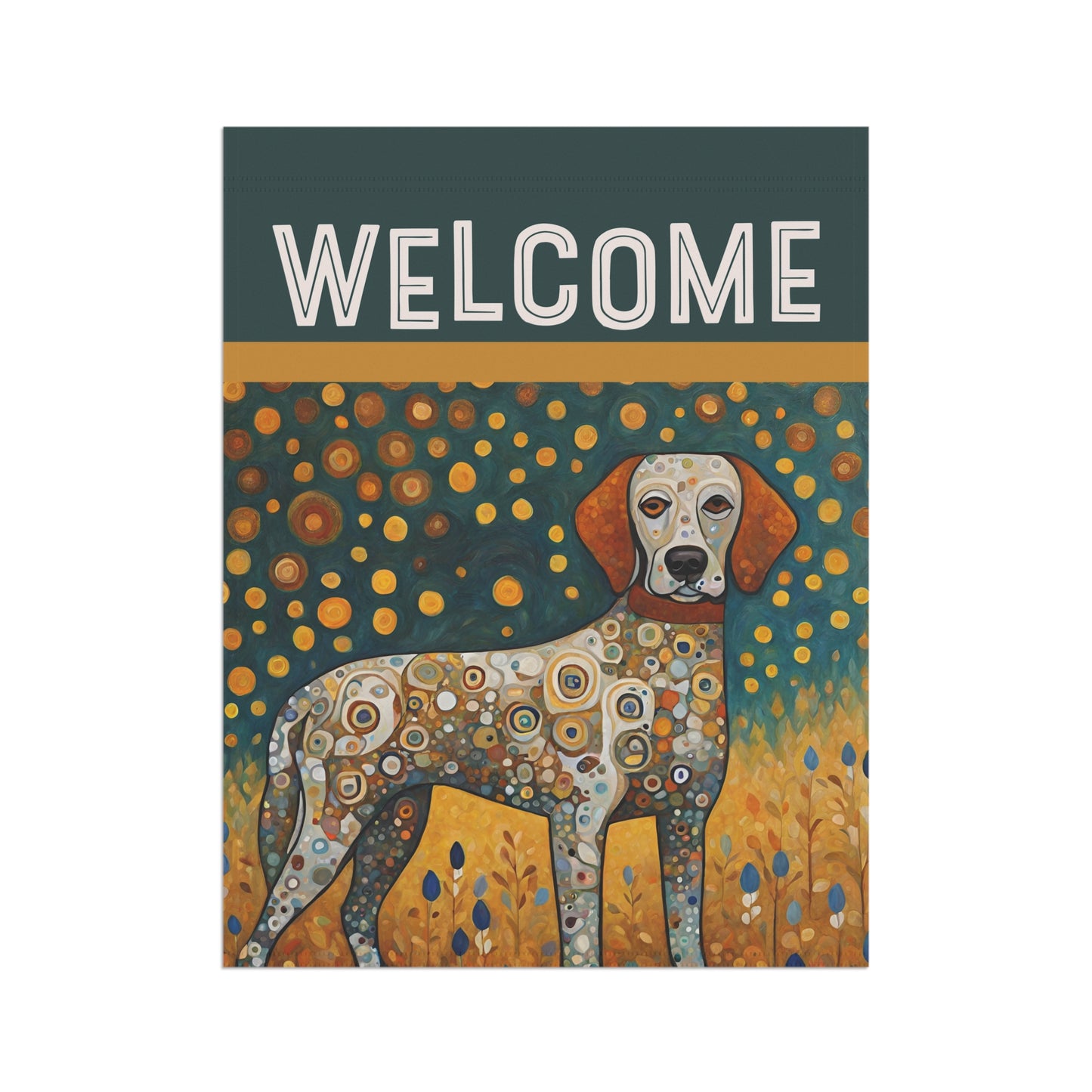 Bo Welcome 2-Sided Garden & House Flag/Banner