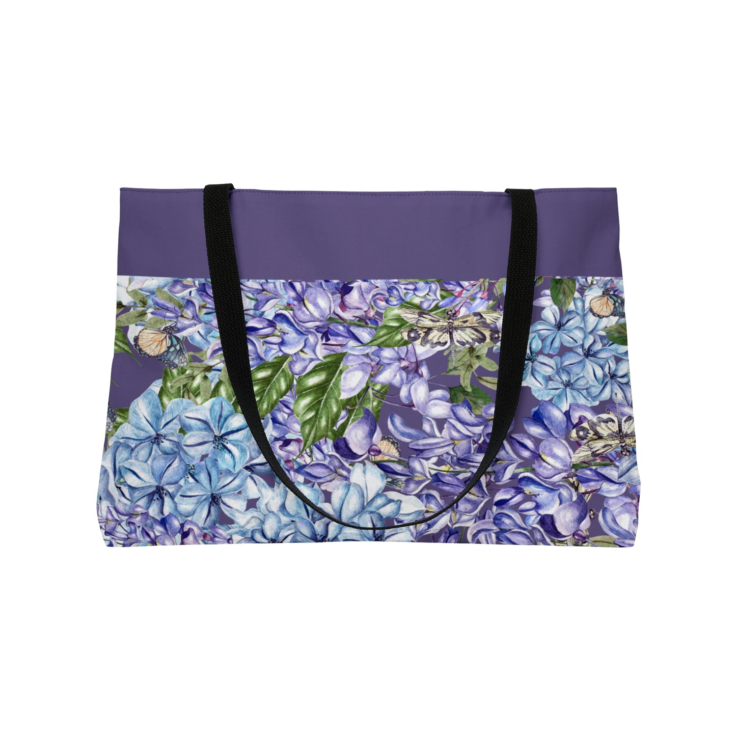 Purple Spring Weekender Tote Bag