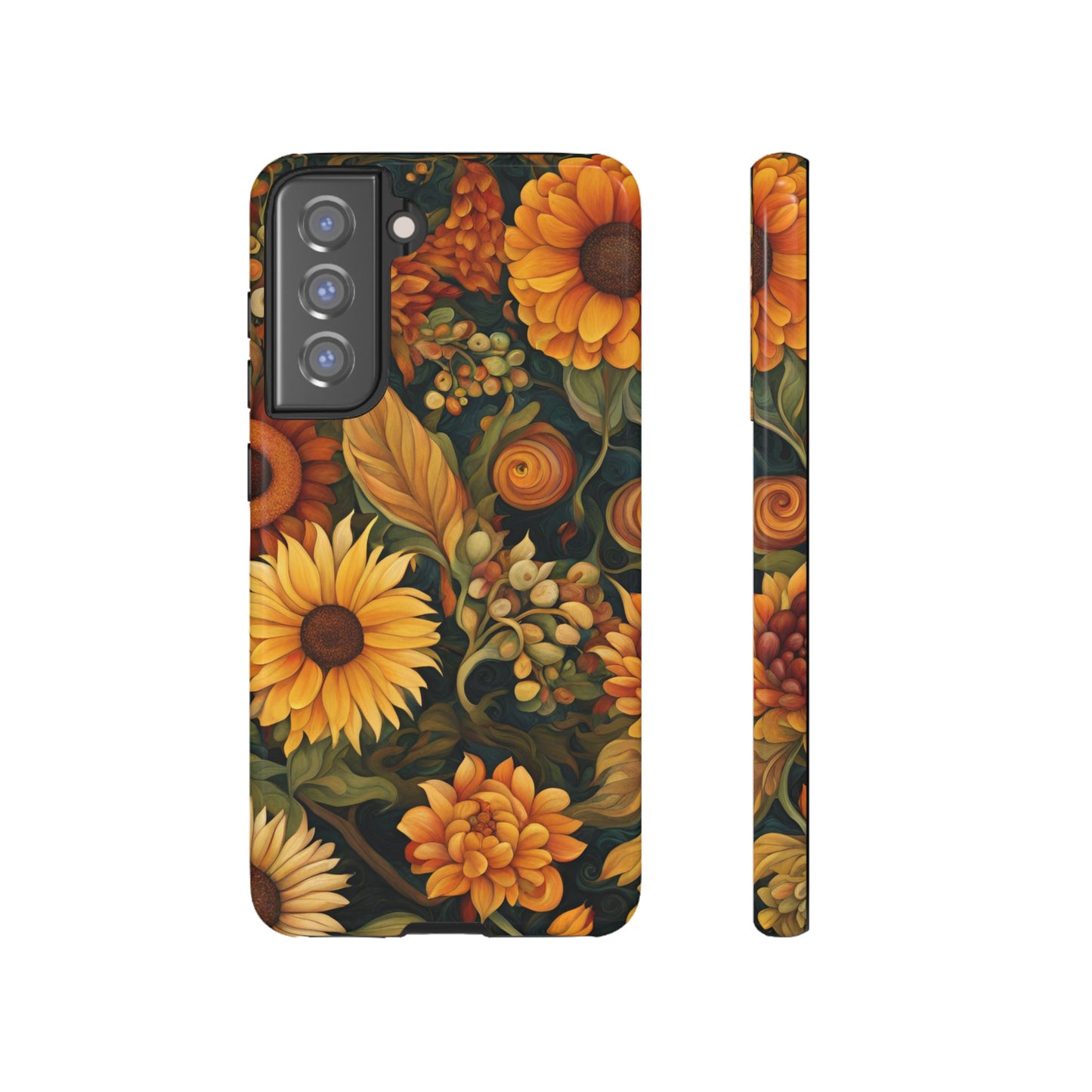 Autumn Flowers iPhone Samsung Galaxy Google Pixel Tough Cases