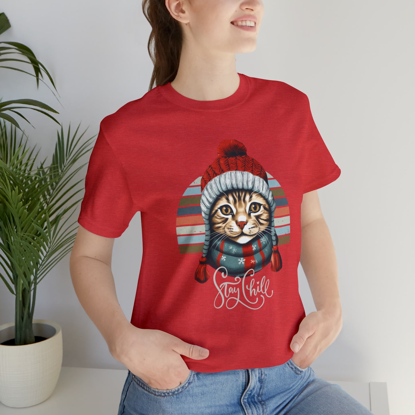 Stay Chill American Shorthair Unisex Jersey Short Sleeve Tee