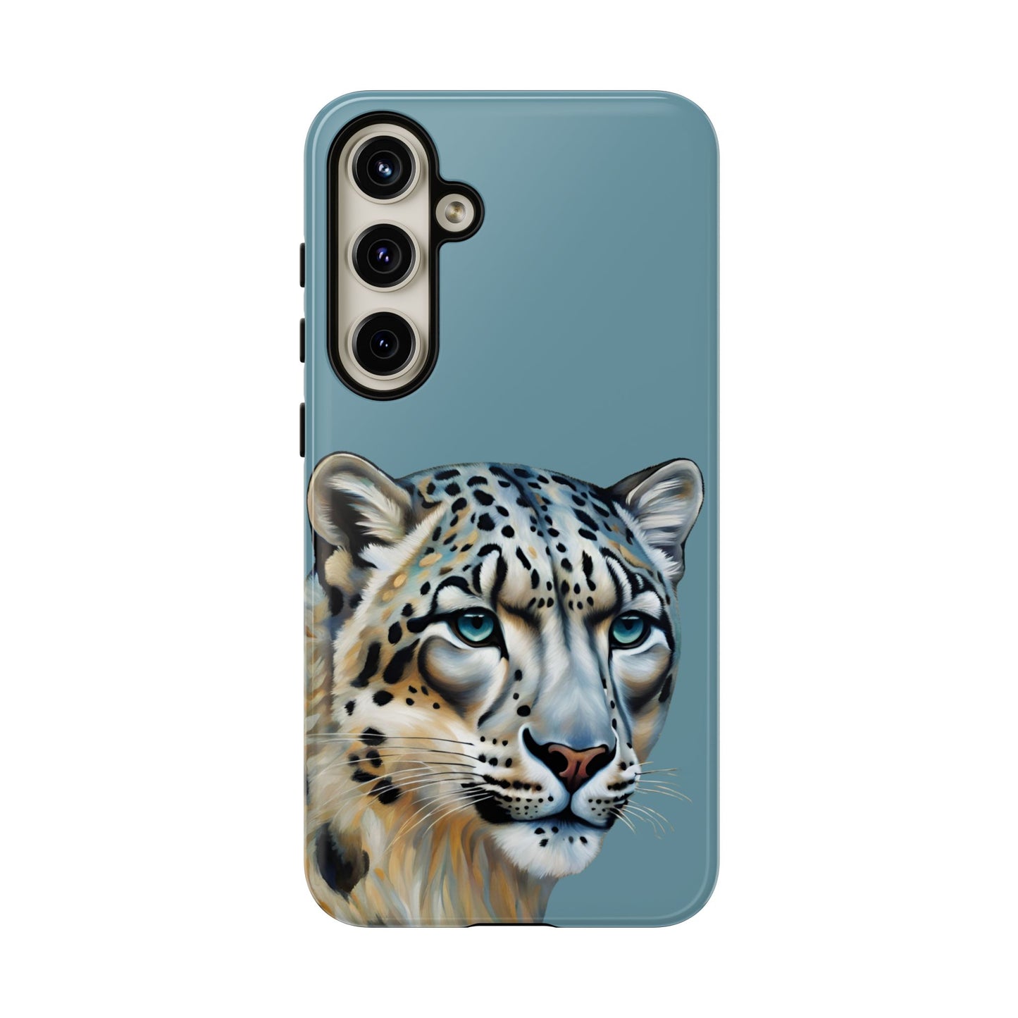 Snow Leopard iPhone Samsung Galaxy Google Pixel Tough Cases