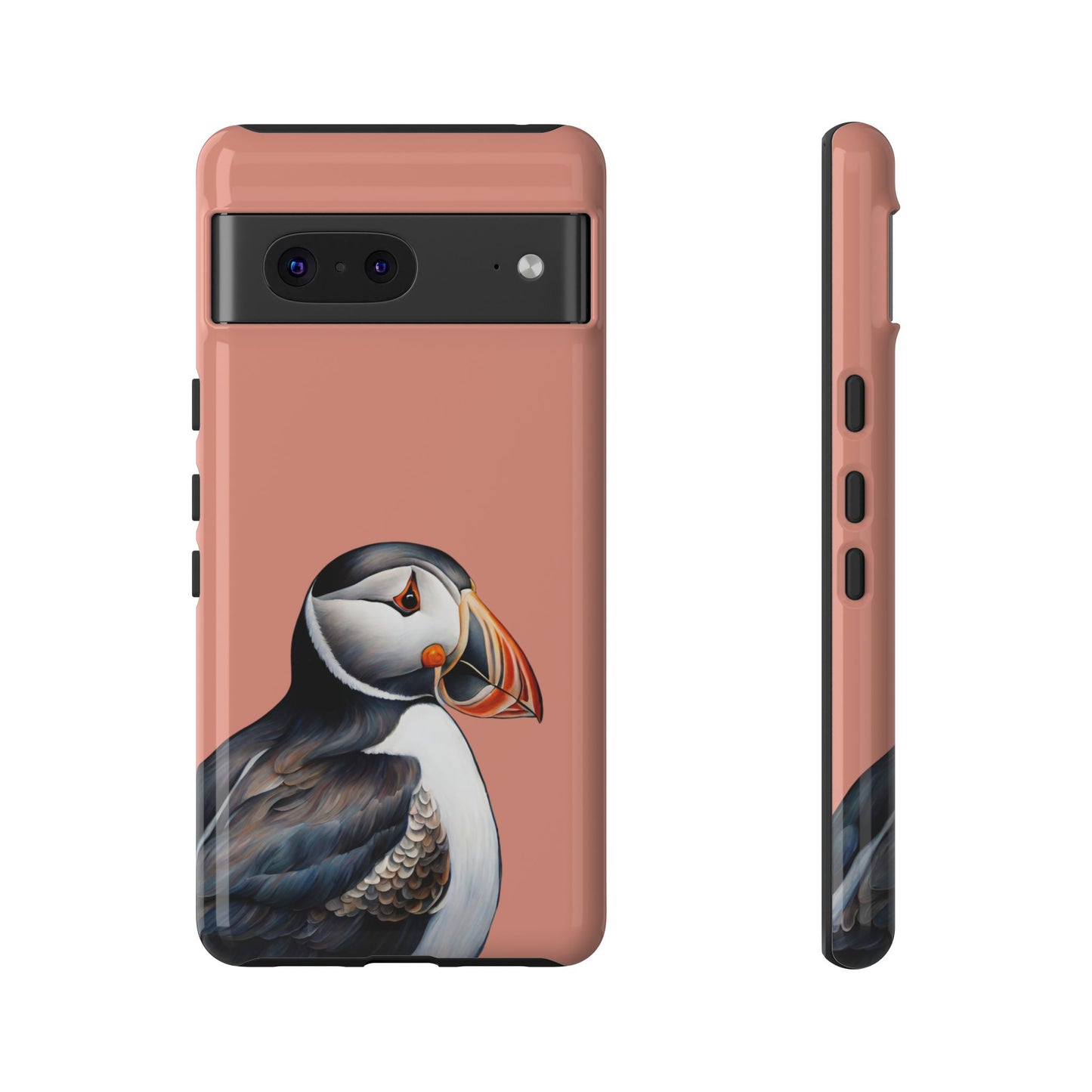 Puffin Wildlife iPhone Samsung Galaxy Google Pixel Tough Cases