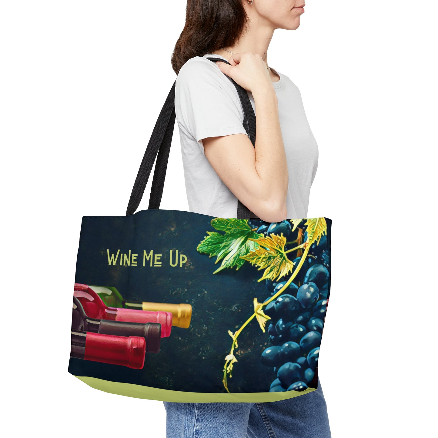 Wine Me Up Weekender Tote Bag