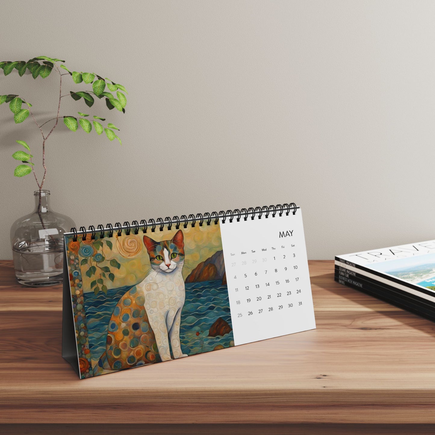 A Year of Cats 2025 Desktop Calendar