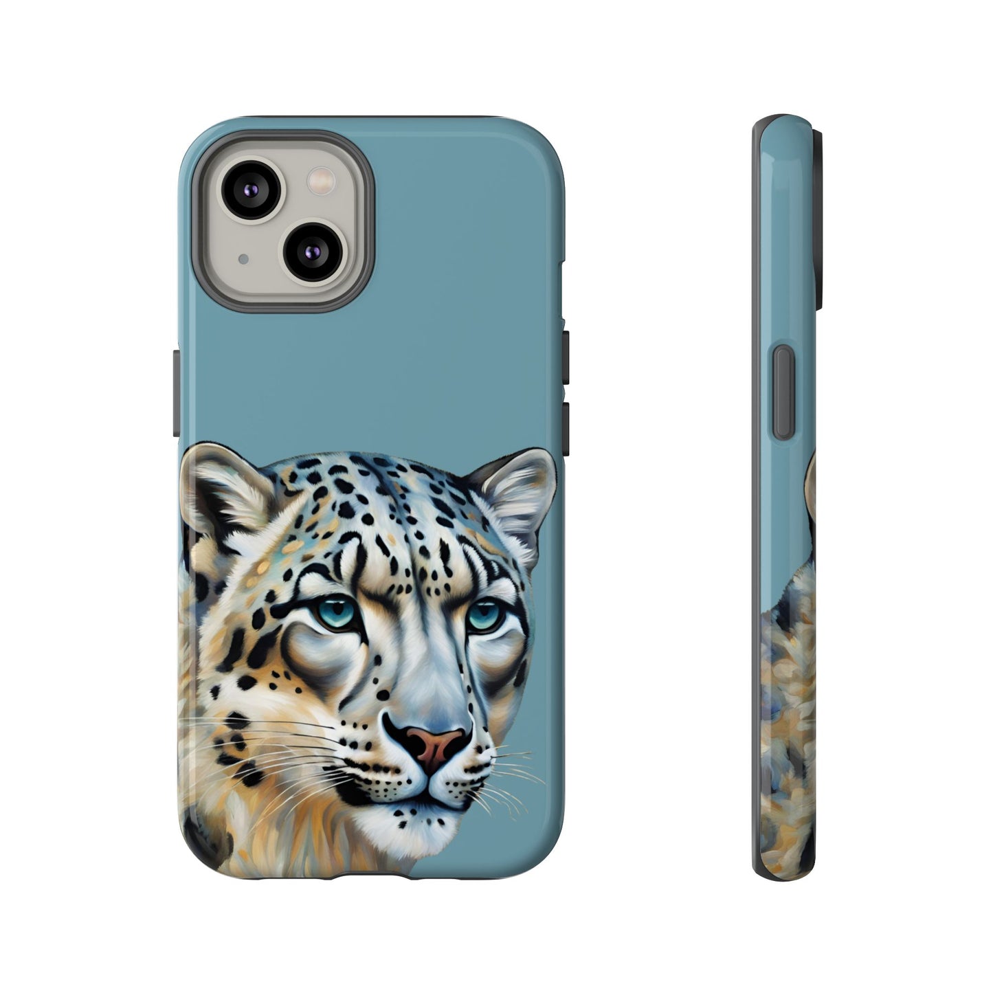 Snow Leopard iPhone Samsung Galaxy Google Pixel Tough Cases