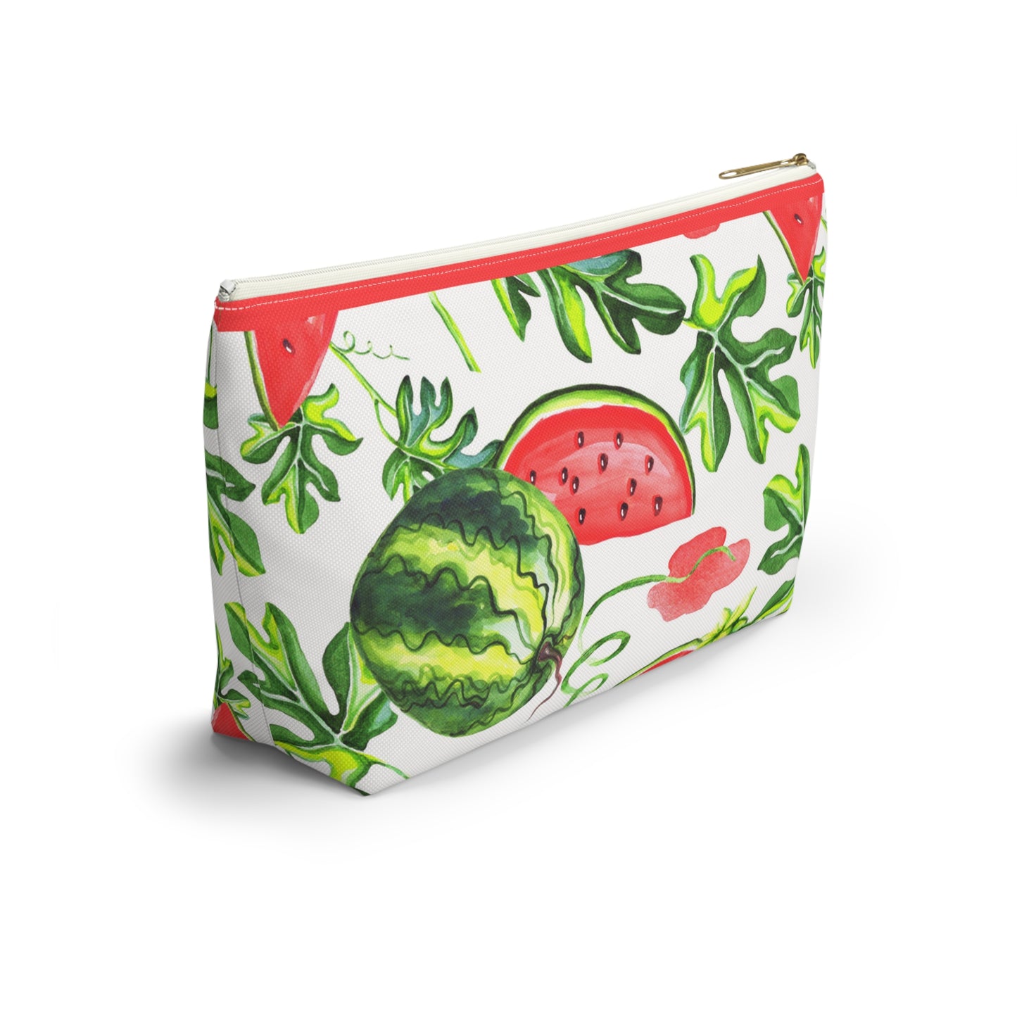 Watermelon Patch Accessory Pouch w T-bottom