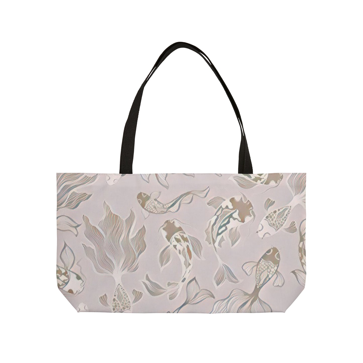 Koi in Taupe Weekender Tote Bag