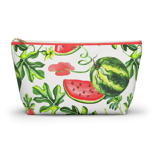 Watermelon Patch Accessory Pouch w T-bottom