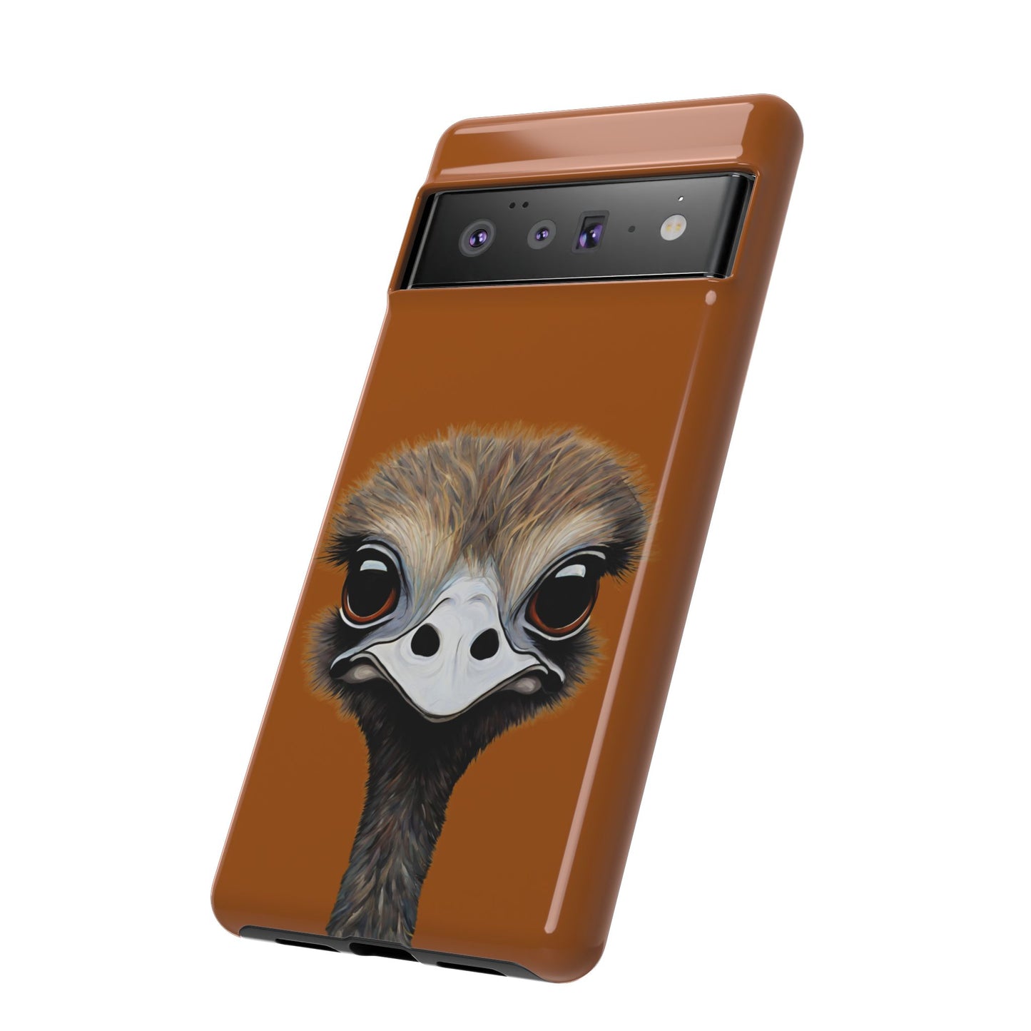 Ostrich Wildlife iPhone Samsung Galaxy Google Pixel Tough Cases