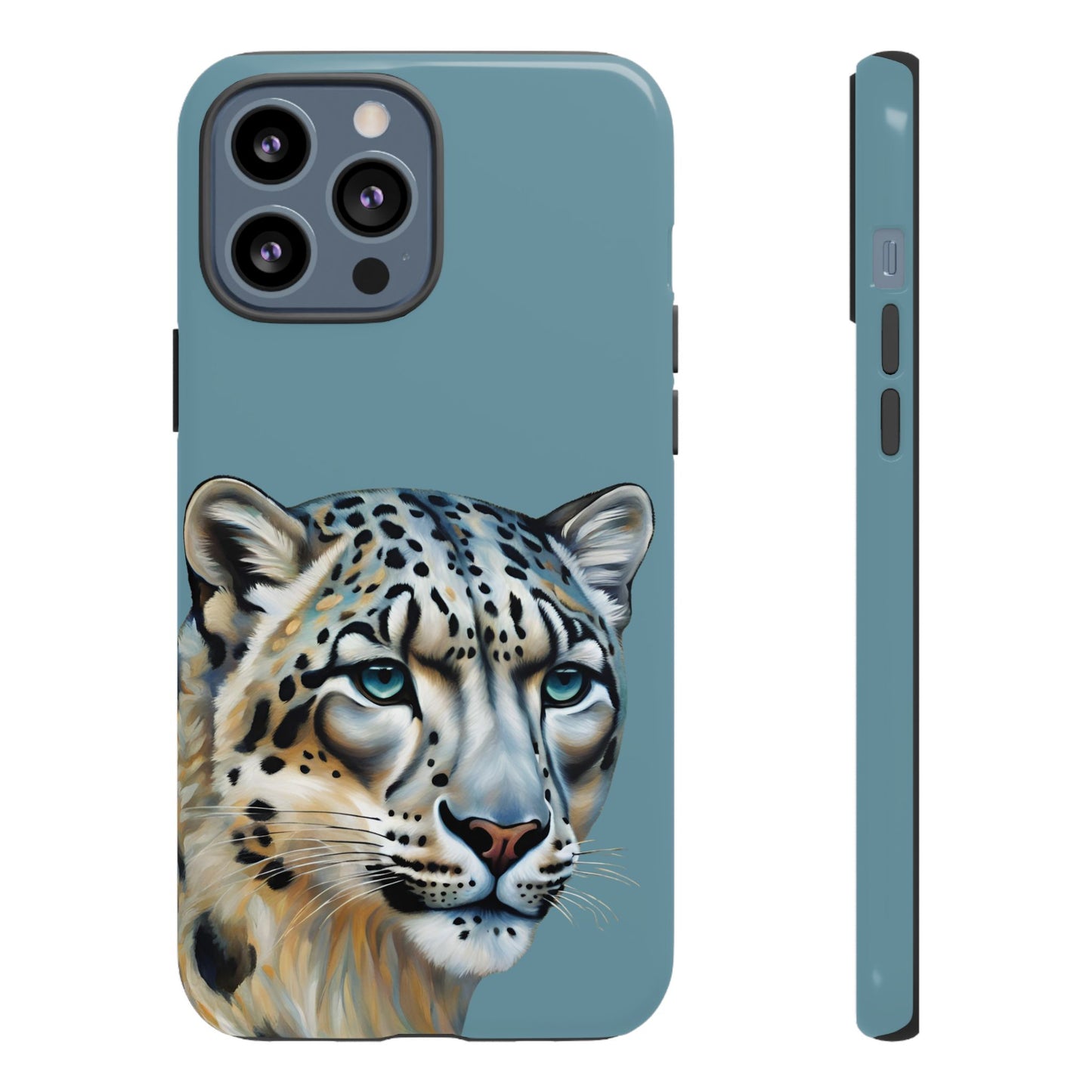 Snow Leopard iPhone Samsung Galaxy Google Pixel Tough Cases