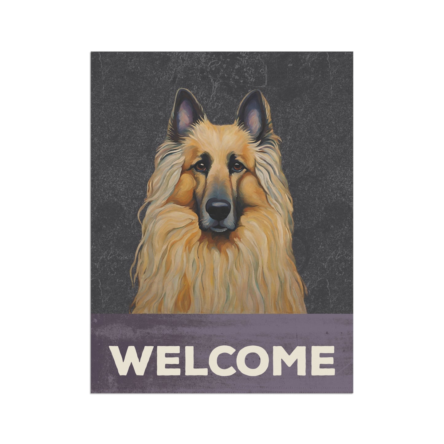 Belgian Tervuren Welcome 2-Sided Garden & House Flag/Banner