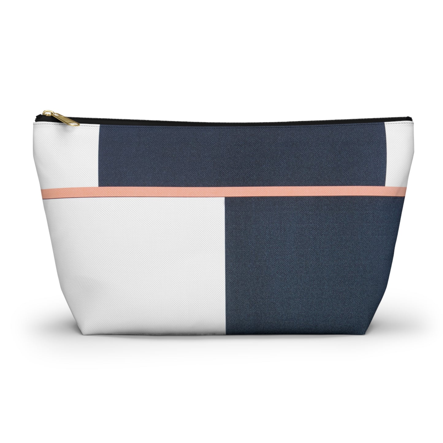 Modern Nautical Accessory Pouch w T-bottom