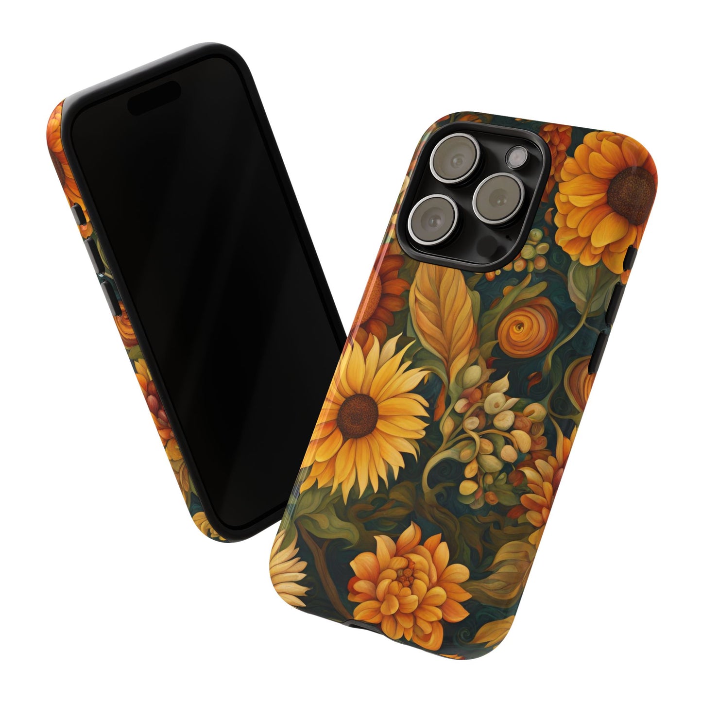 Autumn Flowers iPhone Samsung Galaxy Google Pixel Tough Cases