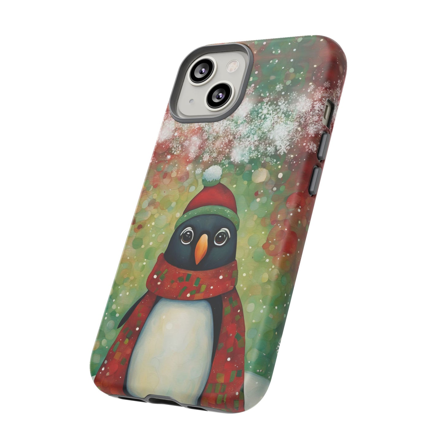 Christmas Penguin iPhone Samsung Galaxy Google Pixel Tough Cases