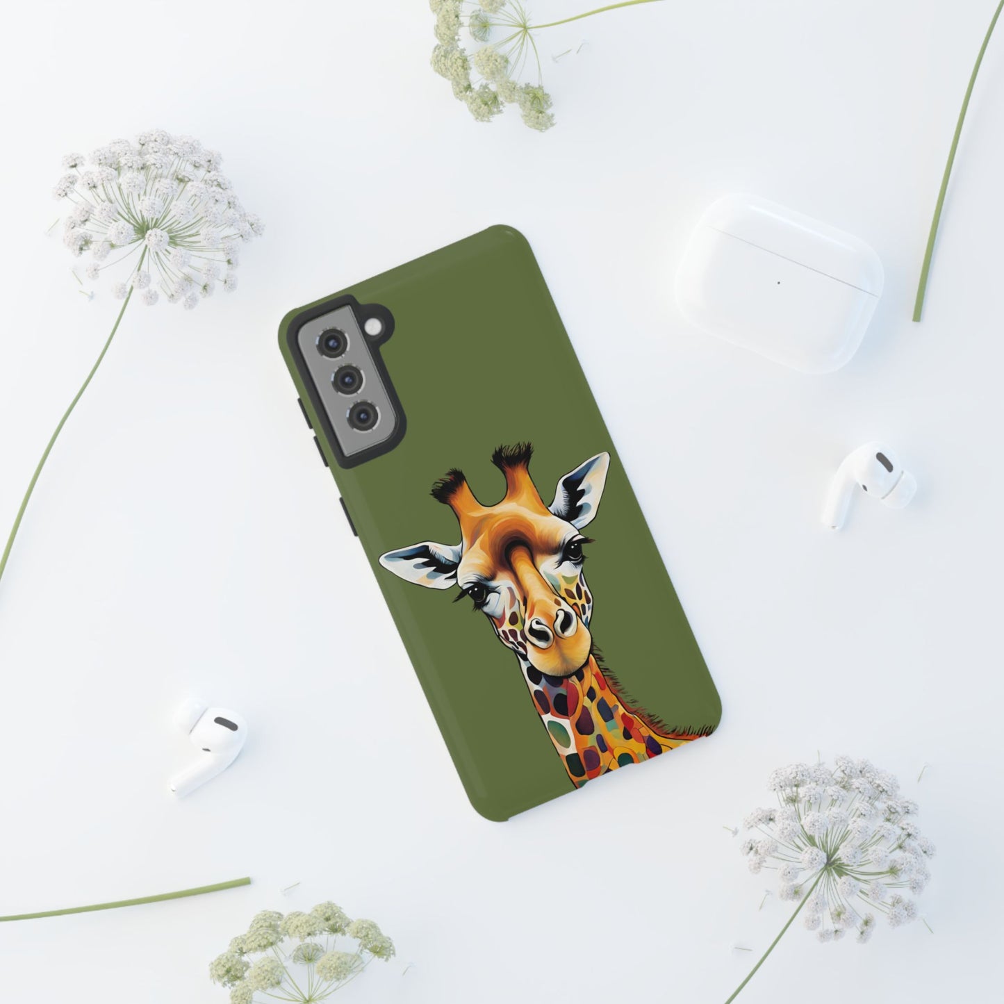 Giraffe Wildlife iPhone Samsung Galaxy Google Pixel Tough Cases