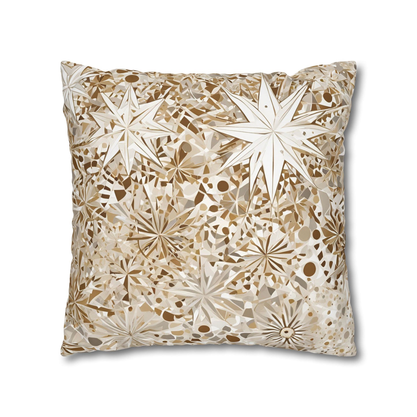 Fractured Stars Square Poly Canvas Pillowcase