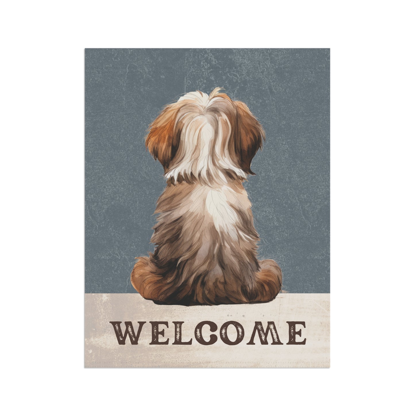 Havanese Welcome 2-Sided Garden & House Flag/Banner