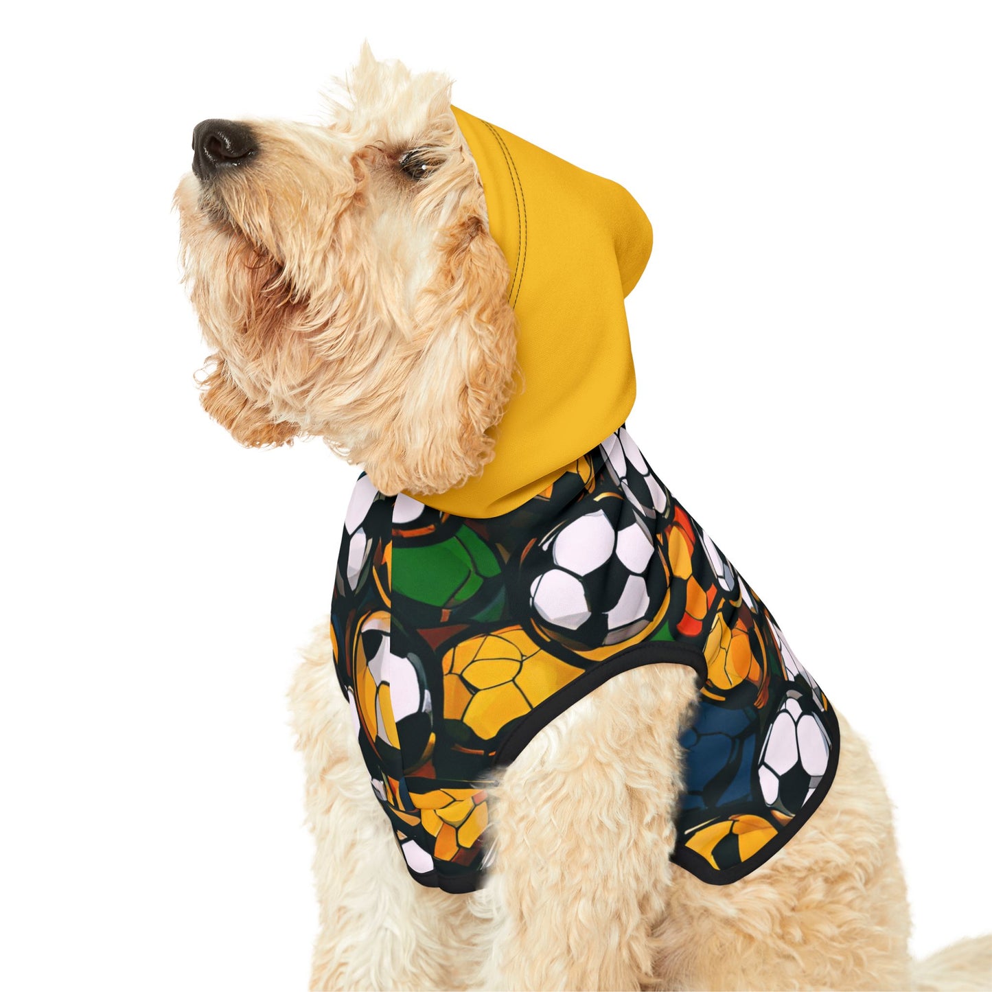 Soccer Abstract Pet Hoodie