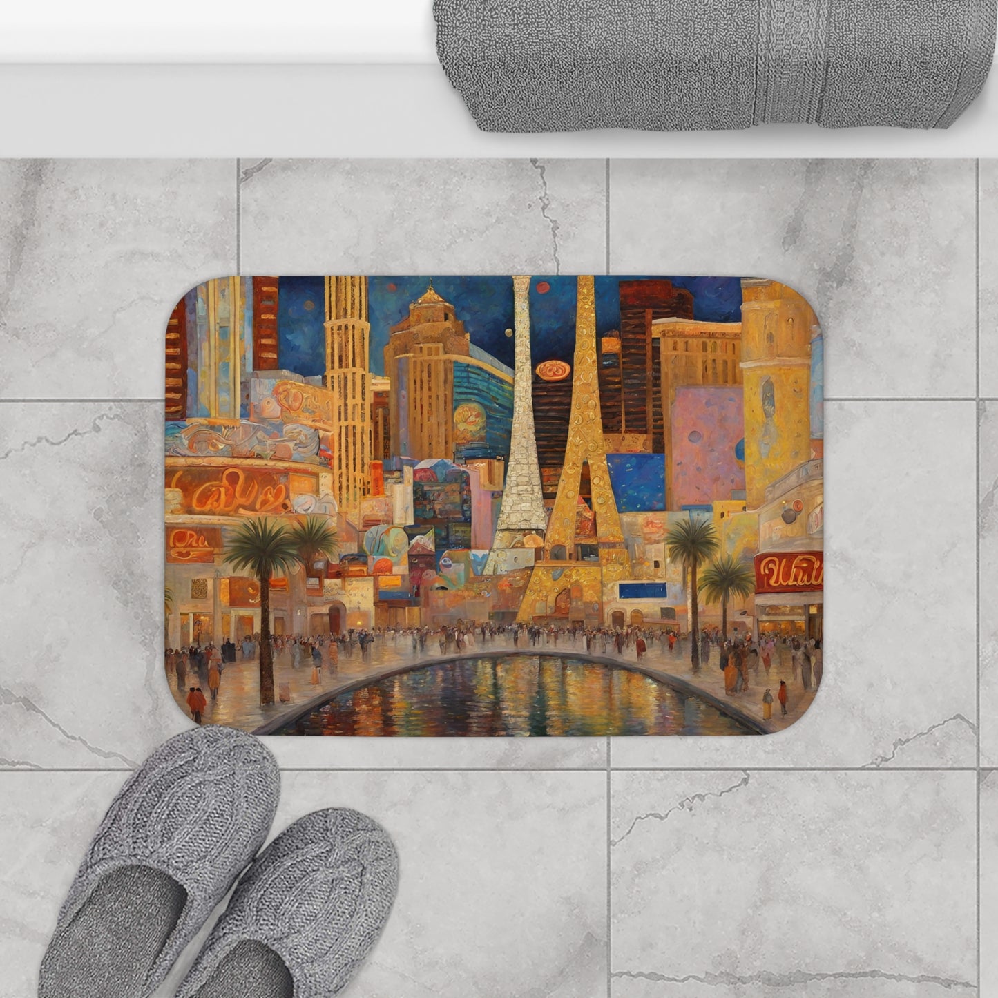 Let's Travel Microfiber Bath Mat