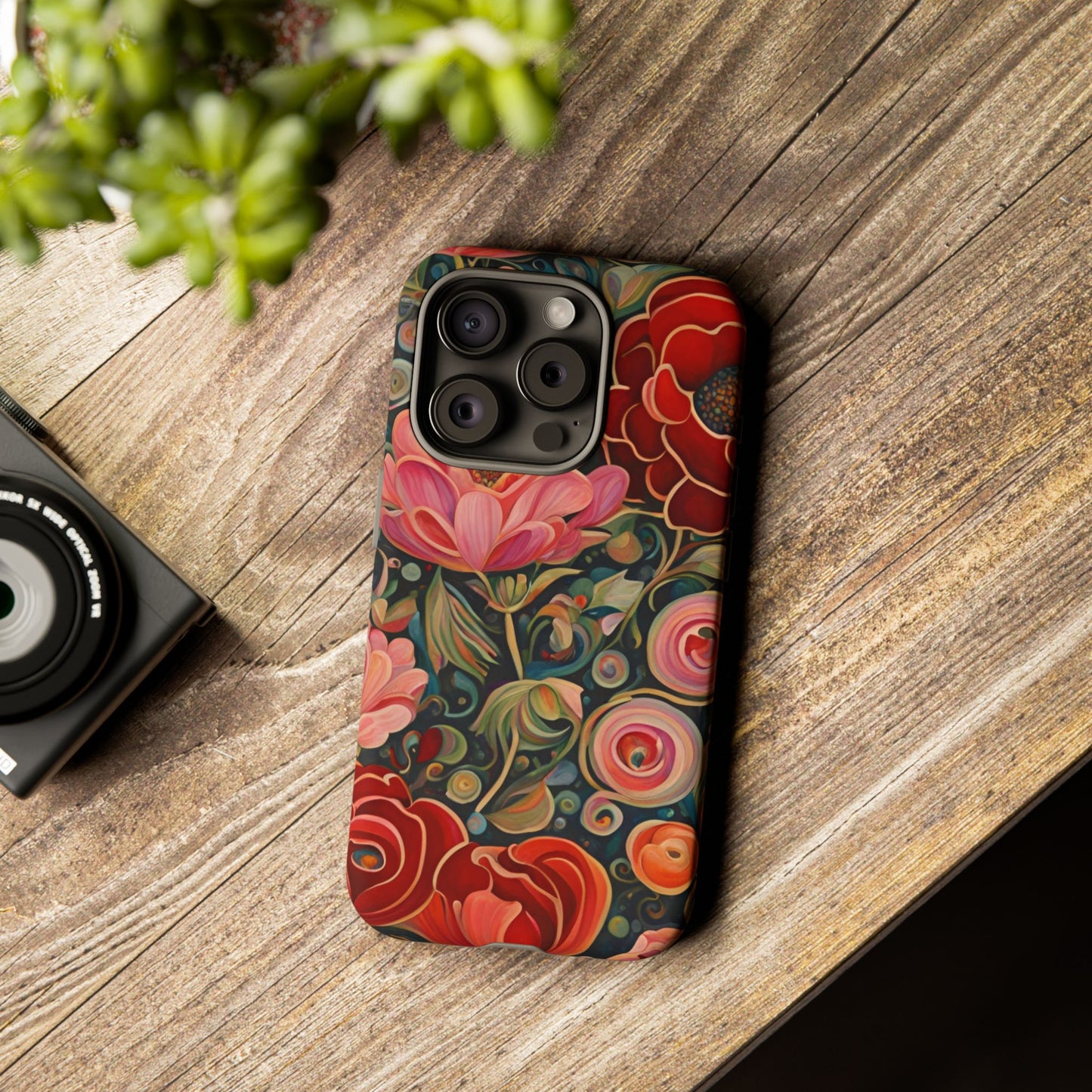 February Flowers iPhone Samsung Galaxy Google Pixel Tough Cases