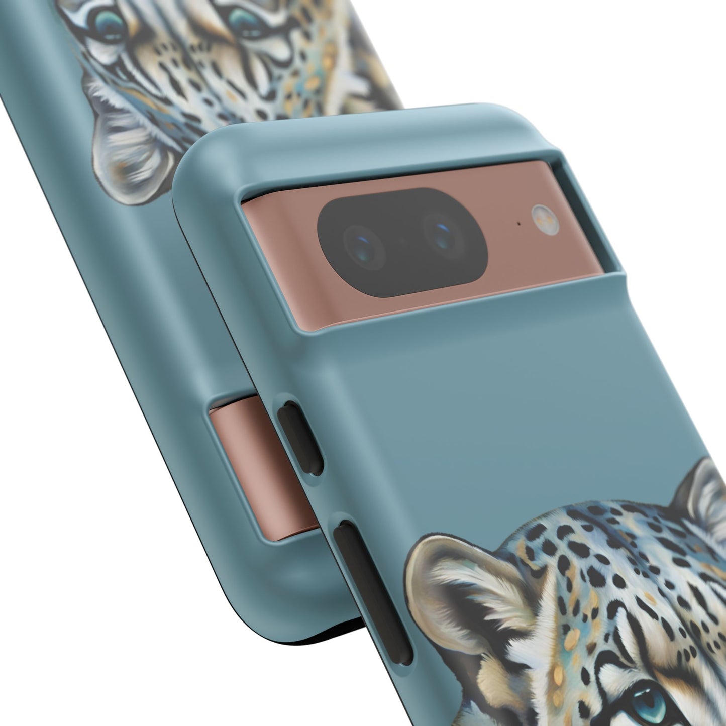 Snow Leopard iPhone Samsung Galaxy Google Pixel Tough Cases