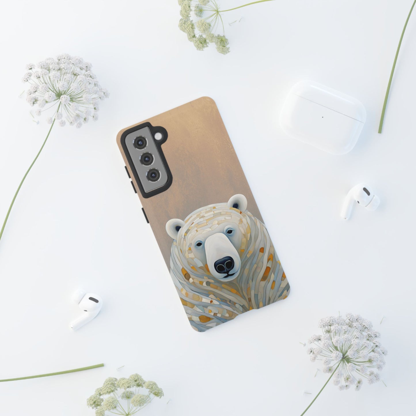 Polar Bear Wildlife iPhone Samsung Galaxy Google Pixel Tough Cases