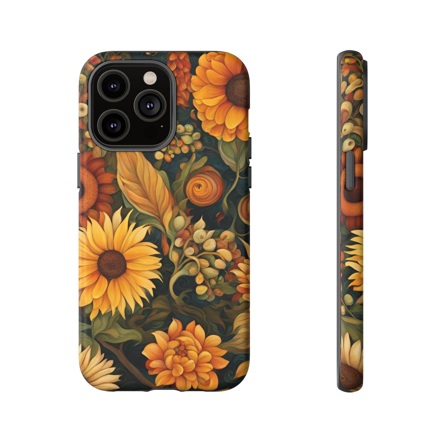 Autumn Flowers iPhone Samsung Galaxy Google Pixel Tough Cases