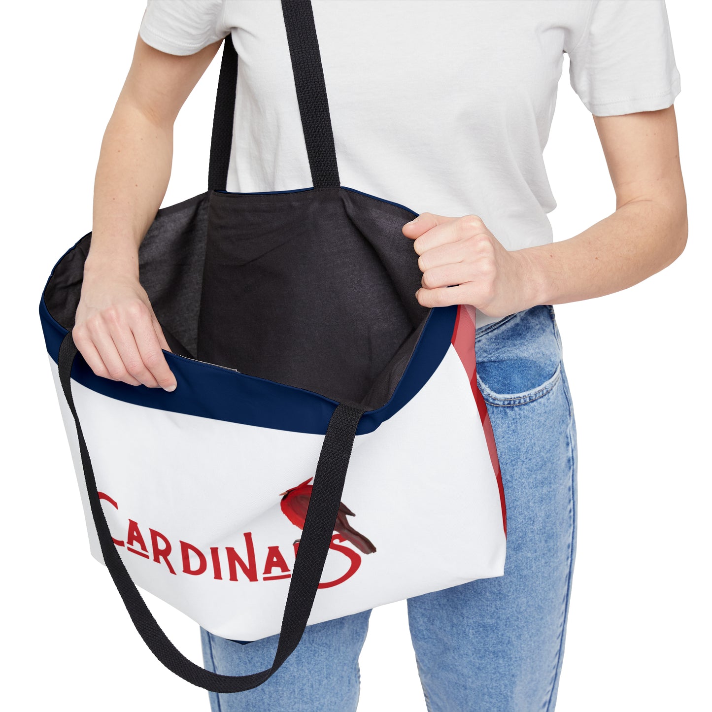 Red Plaid St Louis Cardinals Weekender Tote Bag