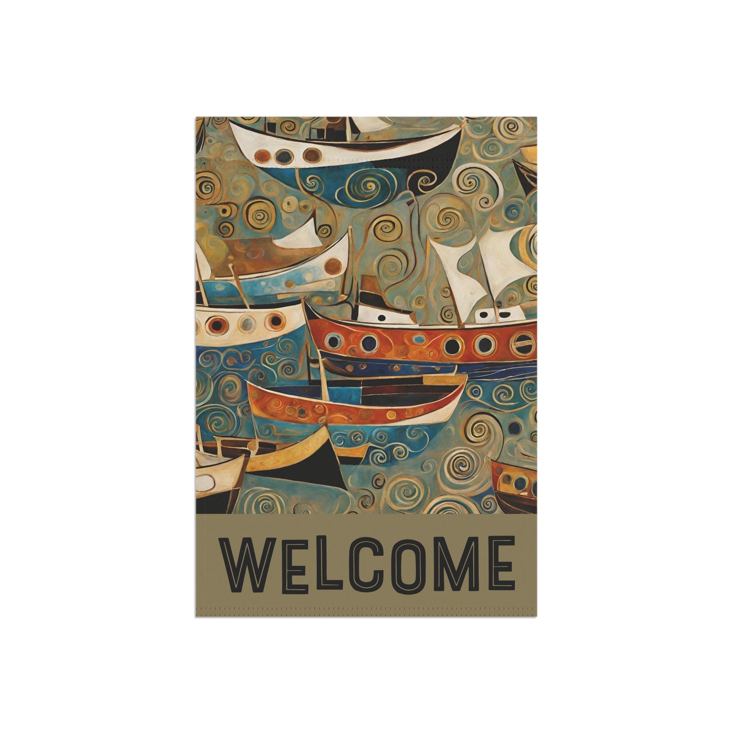 The Harbor Welcome 2-Sided Garden & House Flag/Banner