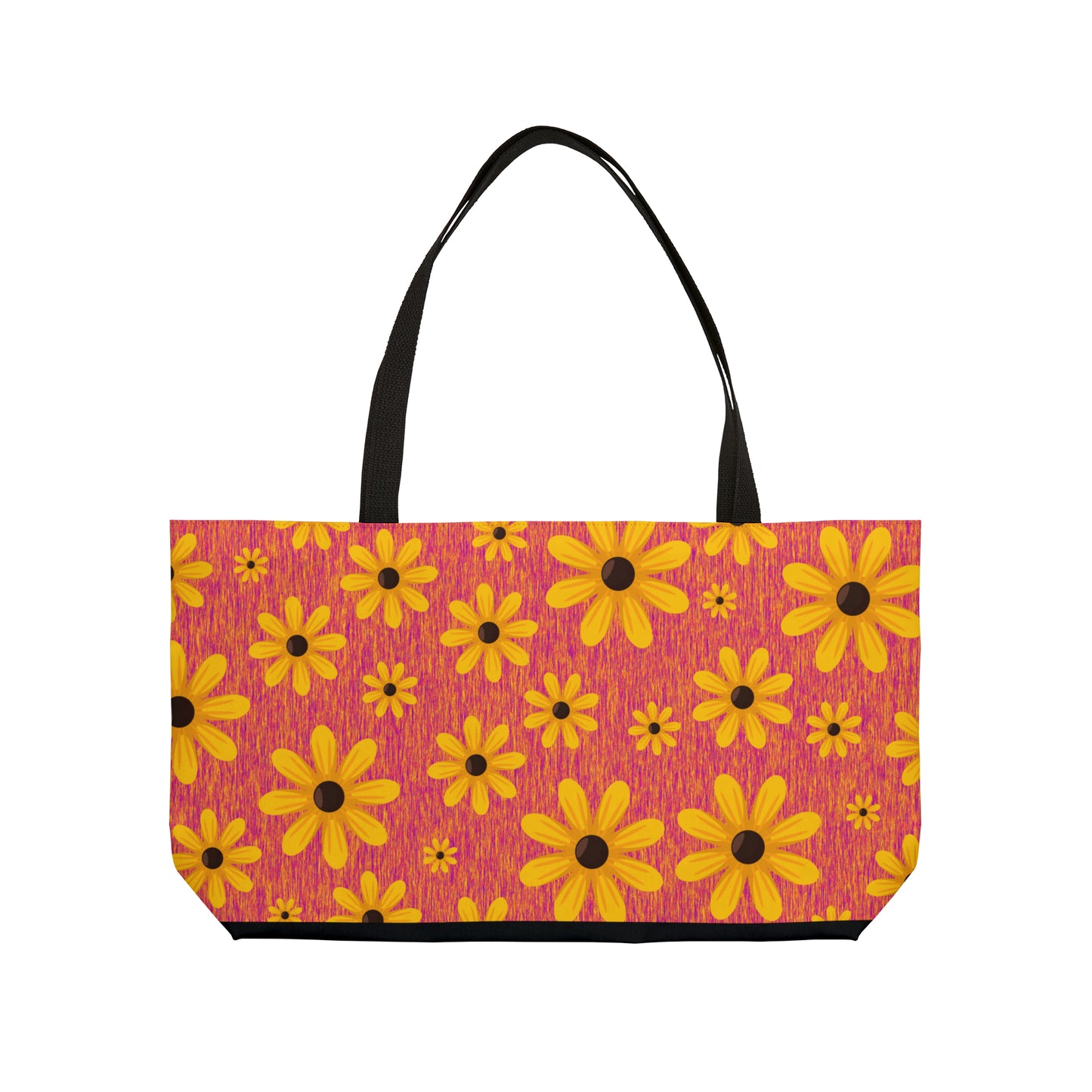 Fielding Black Cat Yellow Daisies Weekender Tote Bag