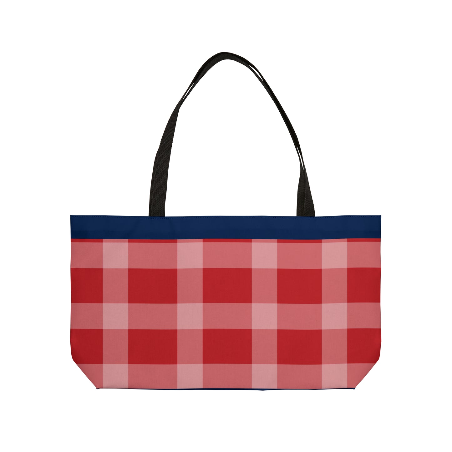 Red Plaid St Louis Cardinals Weekender Tote Bag