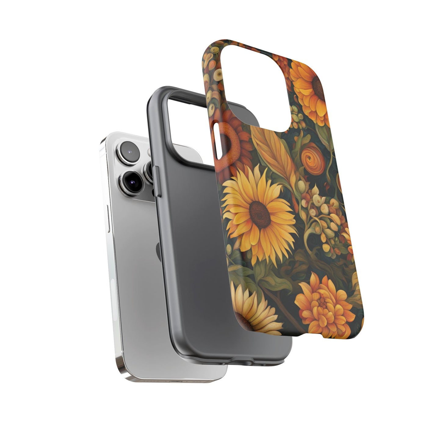 Autumn Flowers iPhone Samsung Galaxy Google Pixel Tough Cases