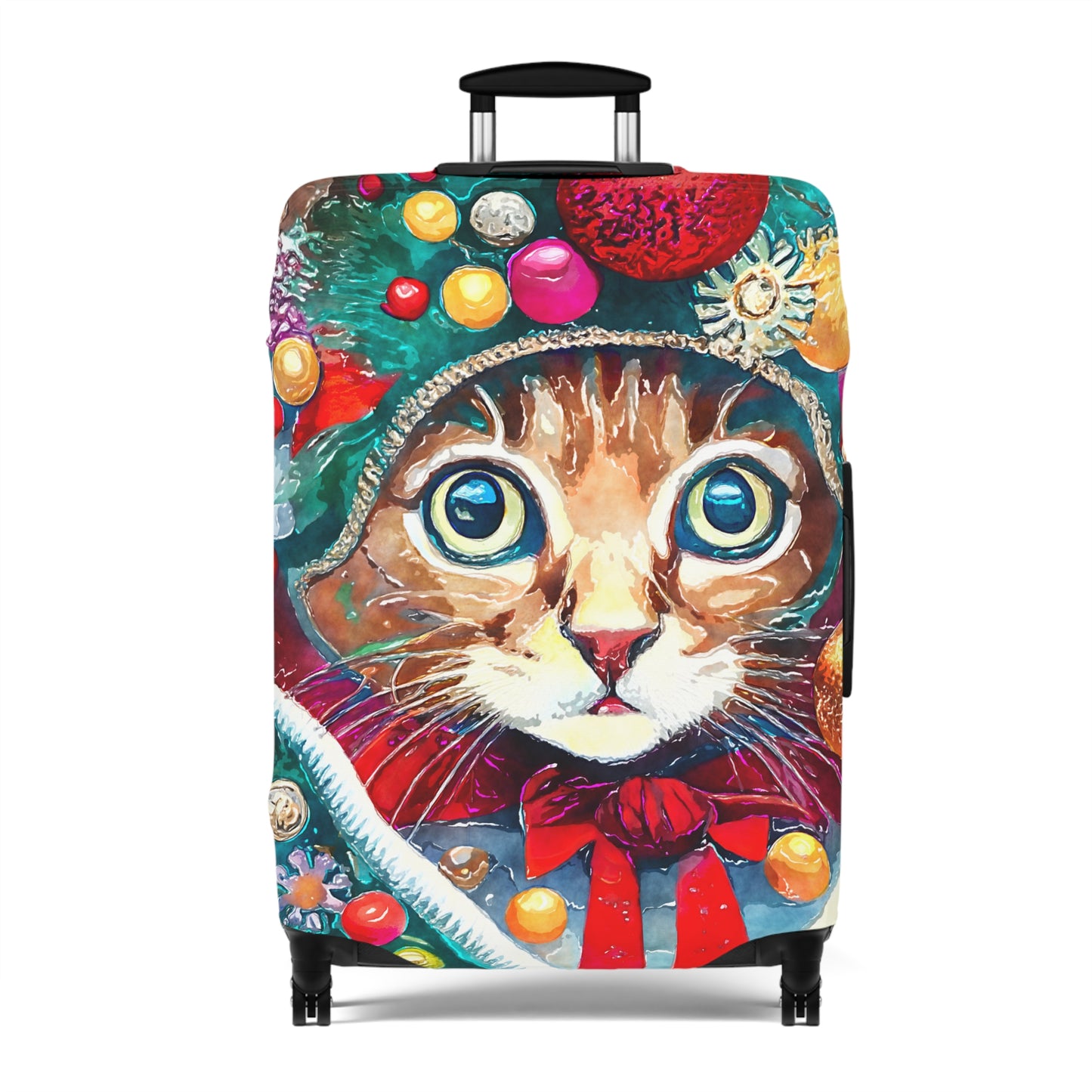 Ornament Cat Christmas Art Luggage Cover