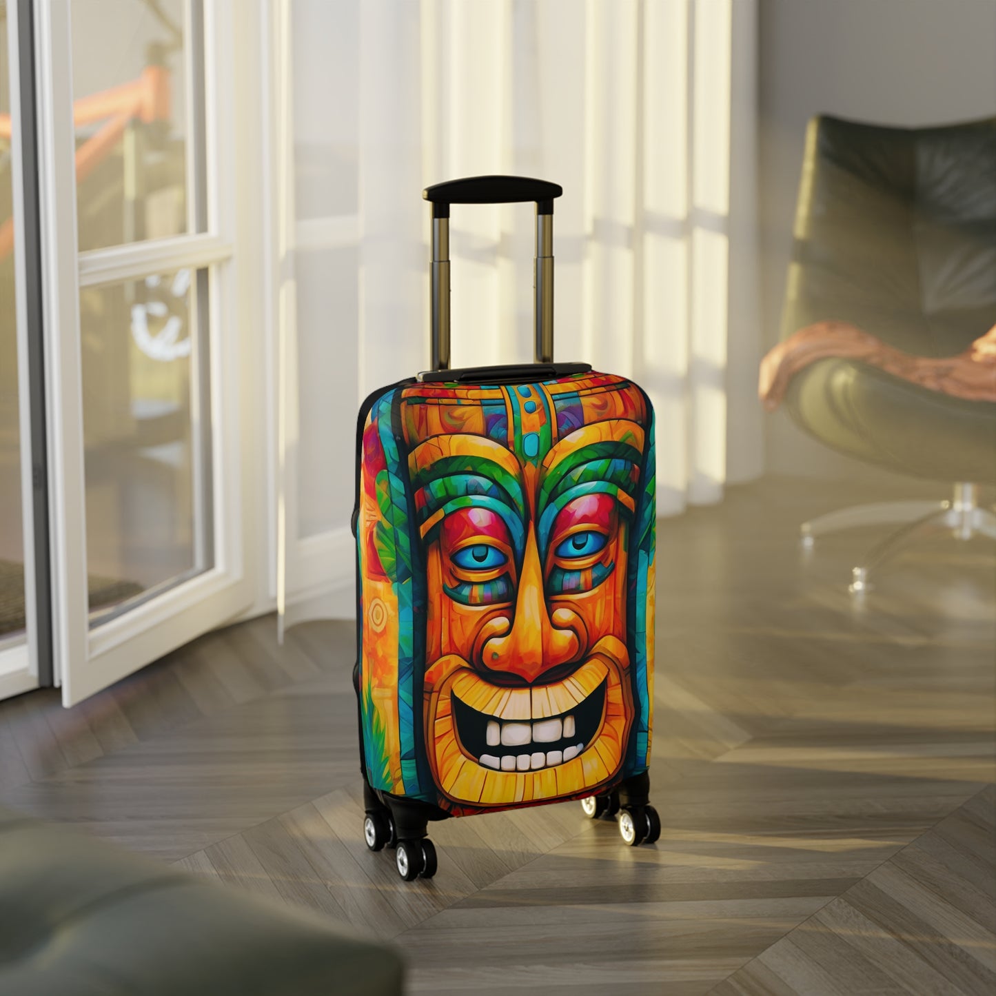 The Tiki Knows Luggage Cover ONLY