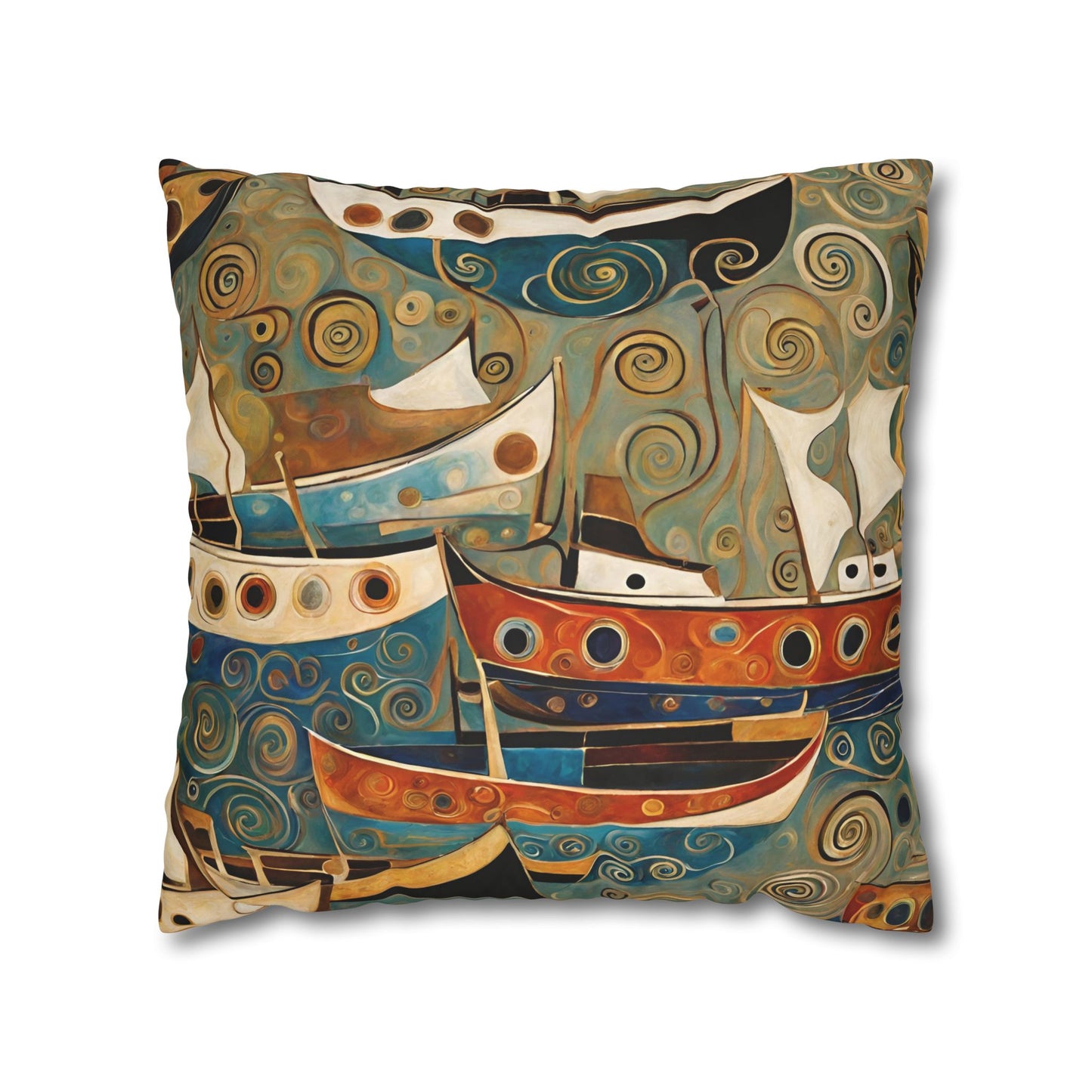 The Harbor Square Poly Canvas Pillowcase