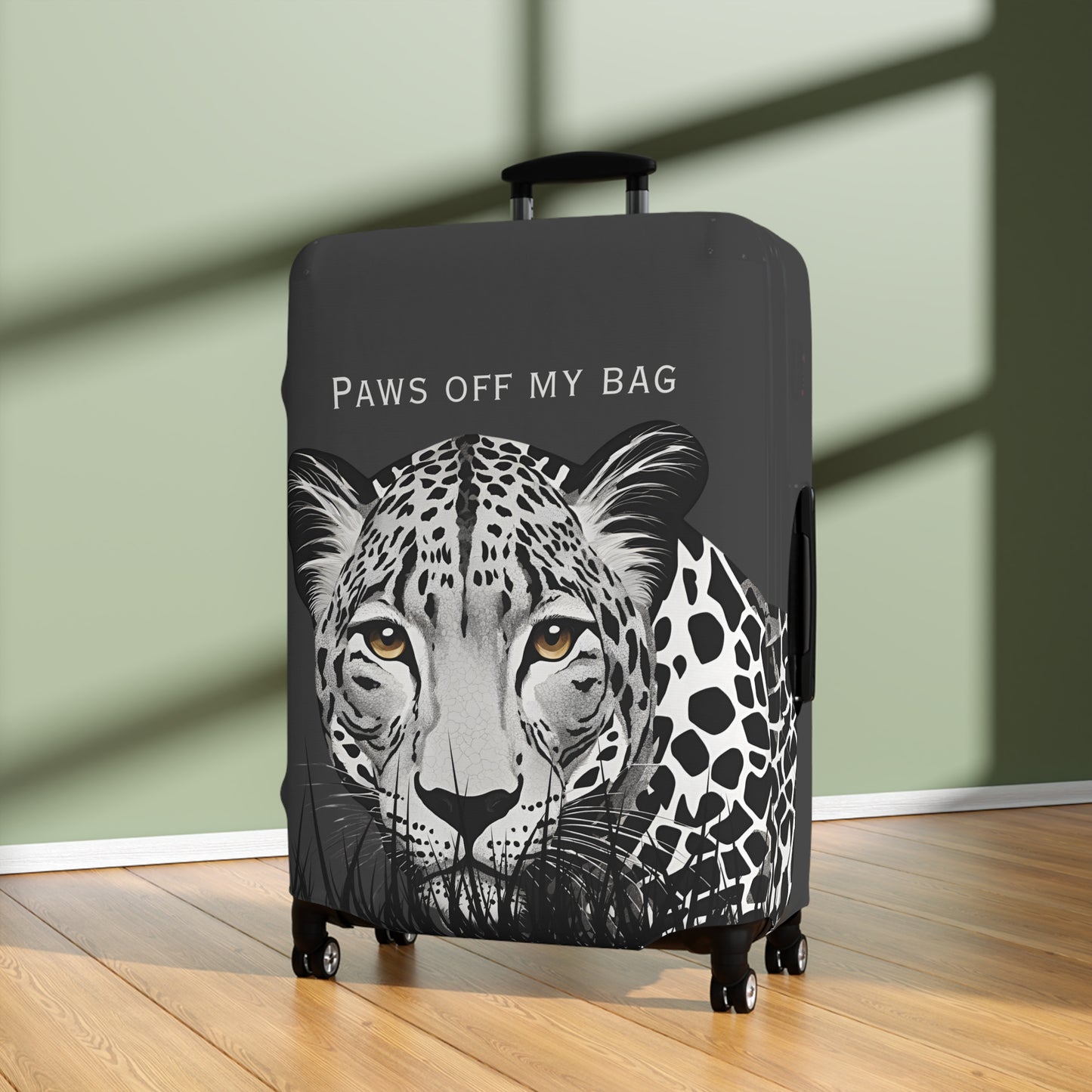 Leopard Paws Off My Bag Luggage Cover