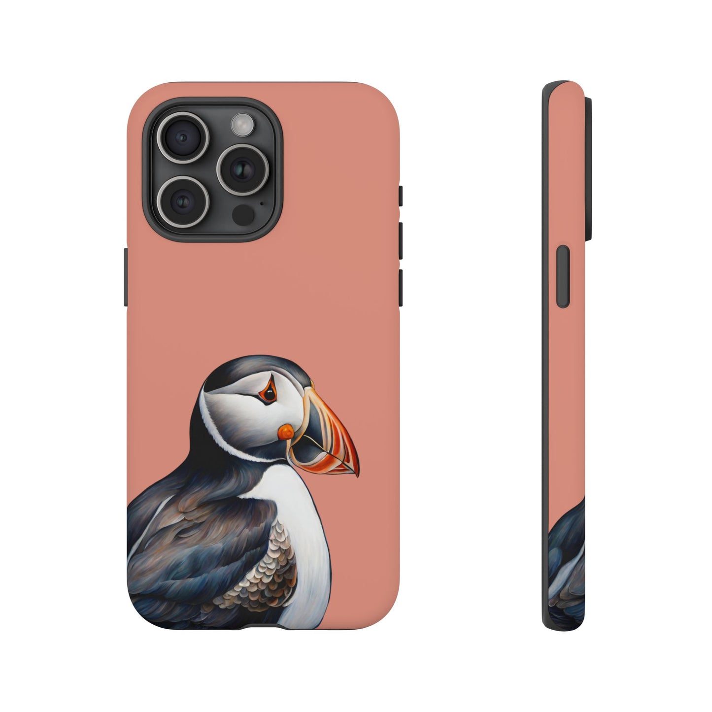 Puffin Wildlife iPhone Samsung Galaxy Google Pixel Tough Cases