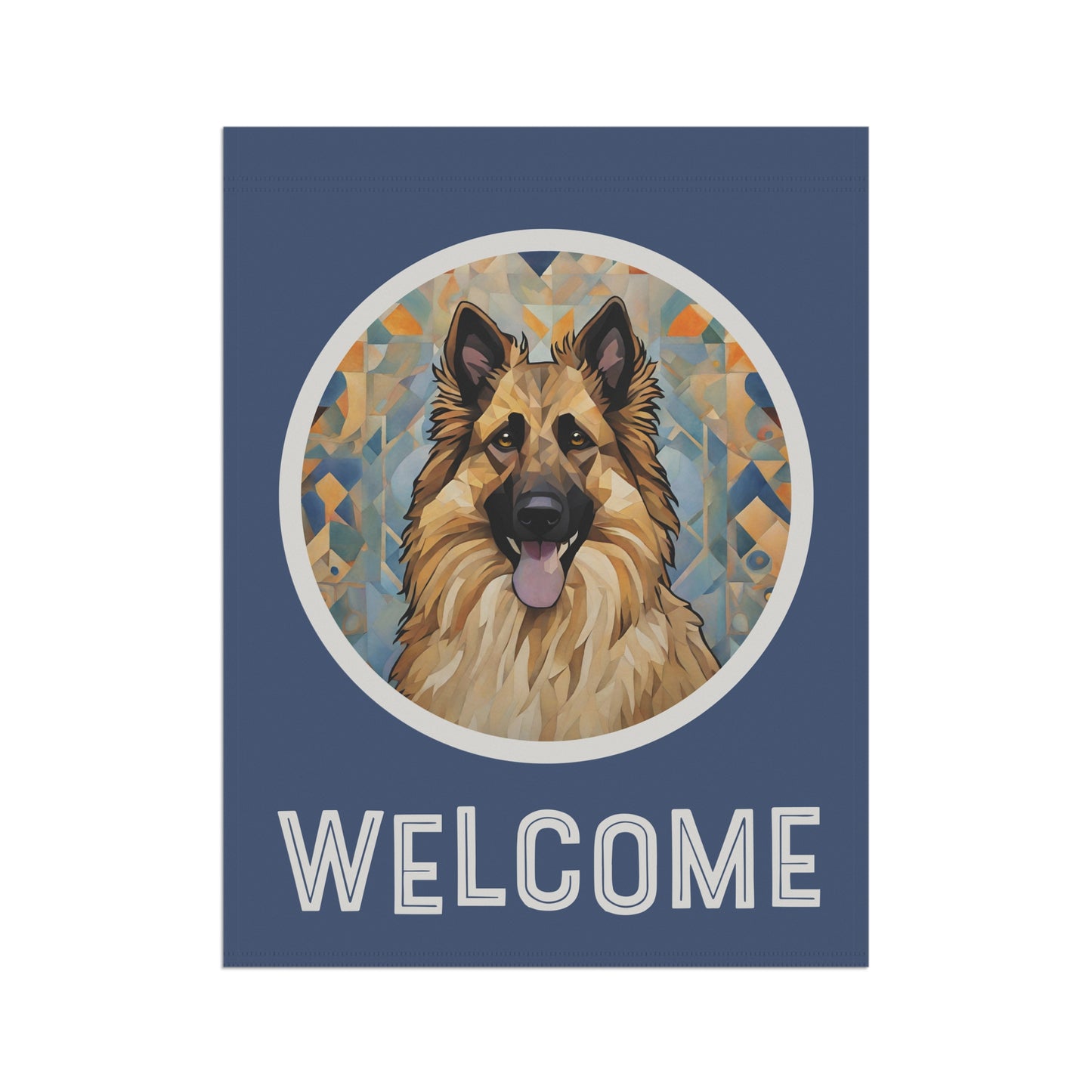 Belgian Tervuren Welcome 2-Sided Garden & House Flag/Banner