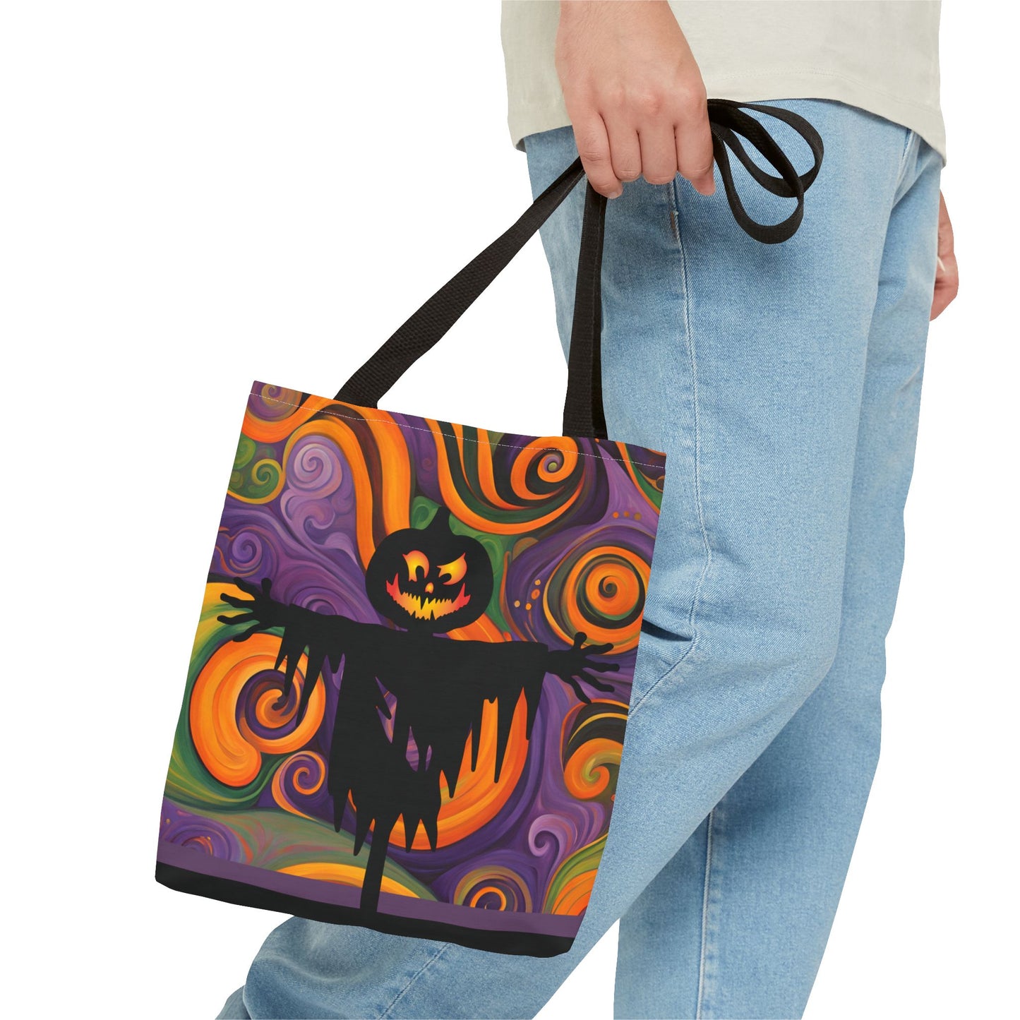 Scarecrow Halloween Tote Bag