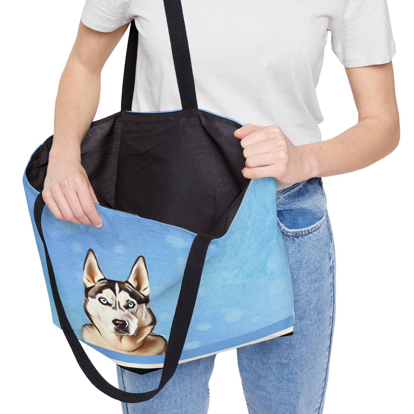 Siberian Husky Weekender Tote Bag